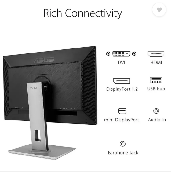 ASUS 60.45 cm (24 inch) Full HD LED Backlit IPS Panel Monitor (VA24EHE) (Frameless, Response Time: 5 ms, 75 Hz Refresh Rate) - Image 3